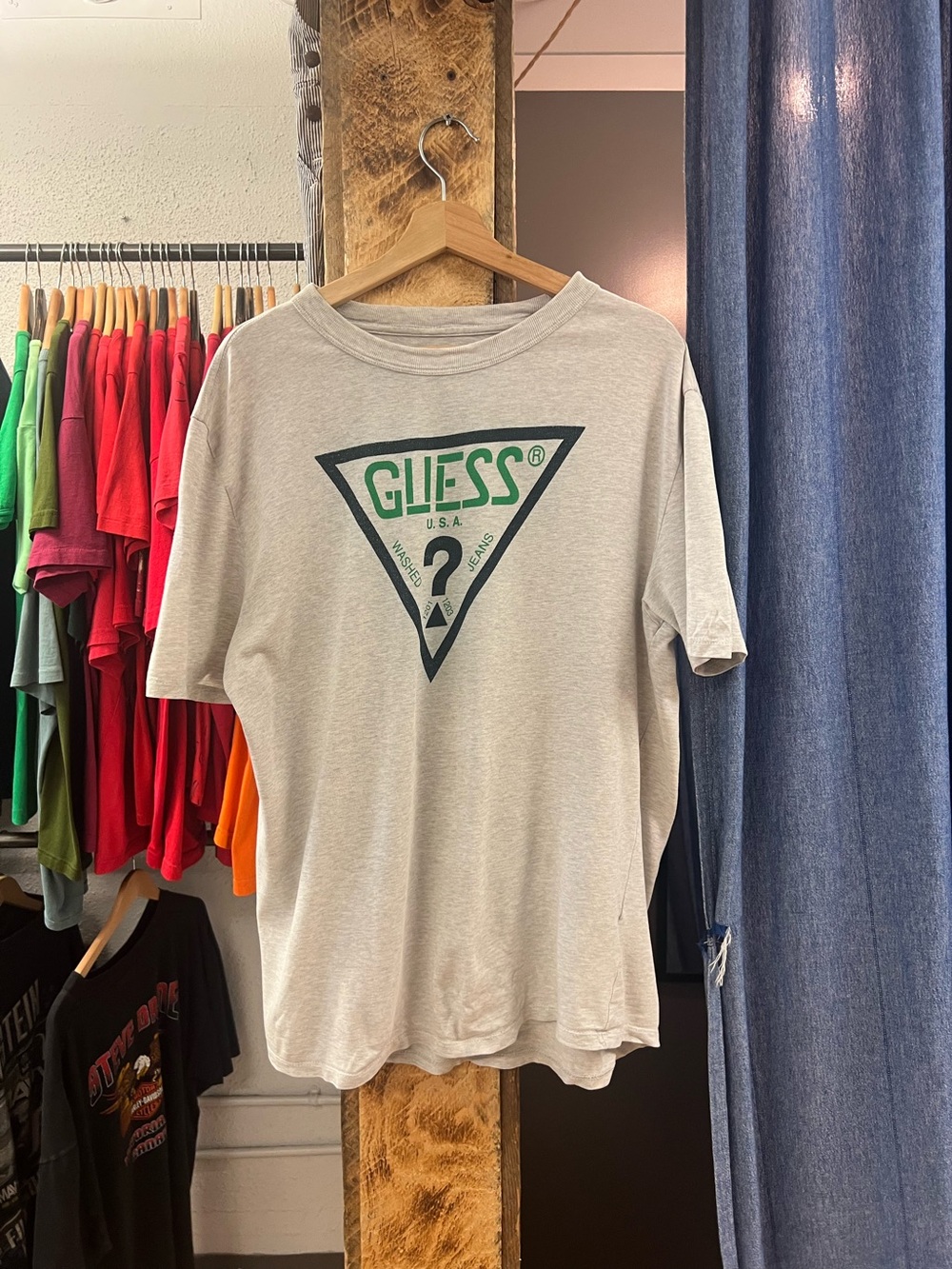 Vintage Guess USA Grey Graphic Tee